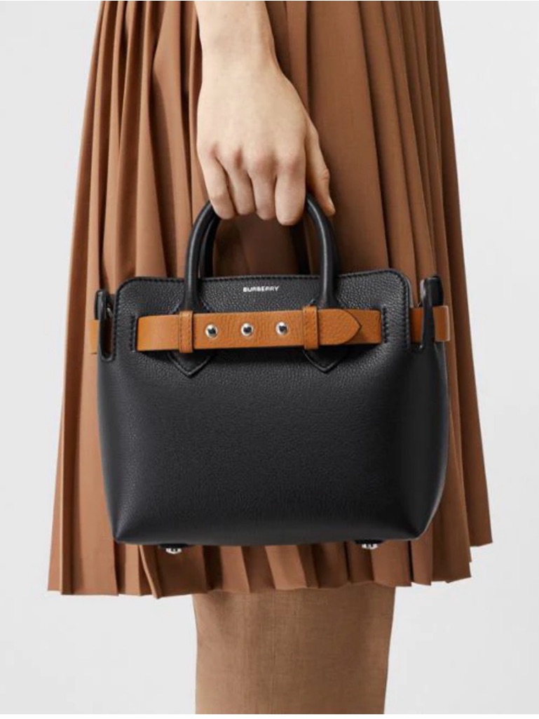 Authentic Burberry Small Belt Crossbody Bag